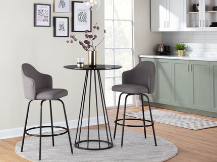 Ahoy - Contemporary Fixed Height Counter Stool (Set of 2)