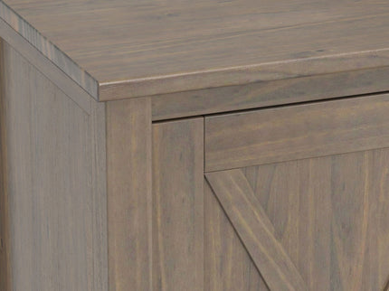 Ela - Medium TV Stand - Smoky Brown