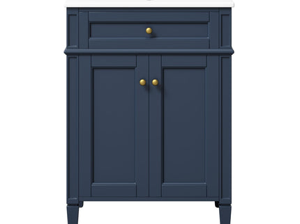 Modern Bathroom Vanity With Tip-Out Drawer And Soft-Close Hinges