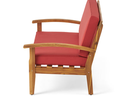 Outdoor Chat Set With Coffee Table And Loveseat
