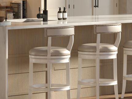Stool & Upholstered Seat And Back