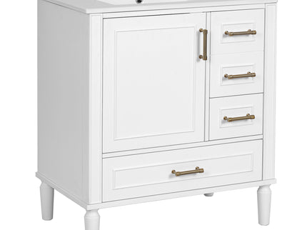 Traditional Bathroom Vanity Set With Soft Close Doors