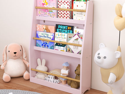 3 Tier Book Shelf, Compact Storage For Bedrooms