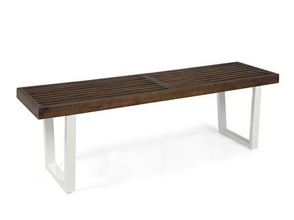 Intrinsic - Outdoor Dining Bench With Slat Top