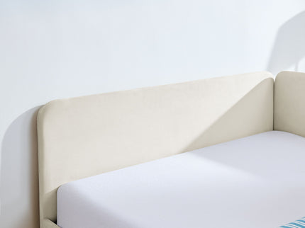 Upholstered Platform Bed Frame With 2 Storage Drawers And Adjustable Sofa Bed
