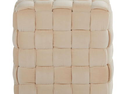 Square Braided Ottoman -
