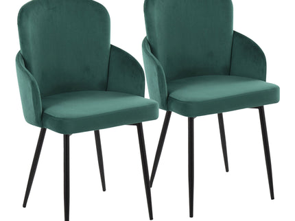 Dahlia - Contemporary Elegant Design Dining Chair (Set of 2)