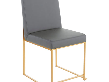Fuji - Contemporary Stylish Frame, High Back Dining Chair (Set of 2)