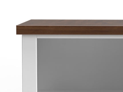 High 5 Shelf Bookcase - Jasmine Whitewash / Barnwood