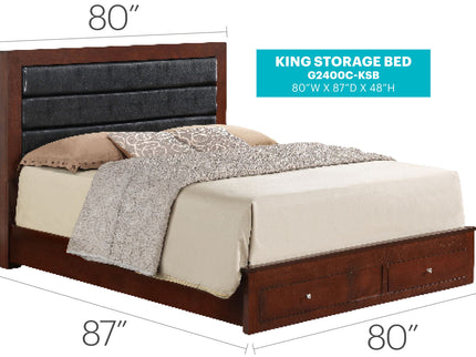 Elegant Storage Bed For Cozy Spaces