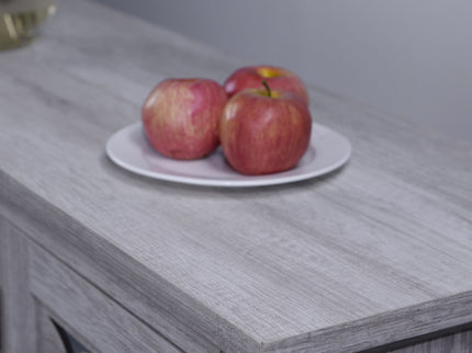 3 Door Mirrored Sideboard Cabinet With Adjustable Shelves