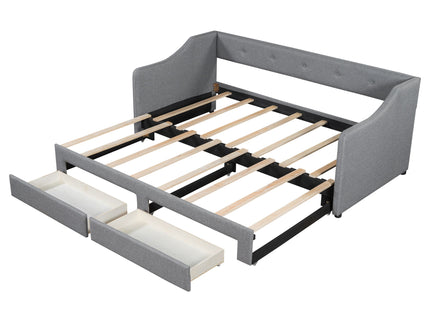 Upholstered Daybed With 2 Drawers
