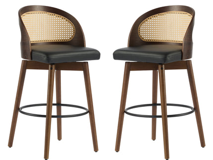 Como - Indoor Wood Barstool (Sey of 2)