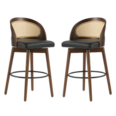 Como - Indoor Wood Barstool (Sey of 2)