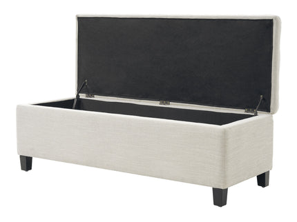Upholstered Storage Ottoman Bench