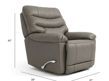 Oslo Antelope - Swivel Glider Recliner With Manual Footrest