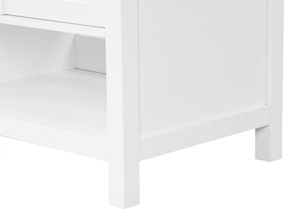 Modern Bathroom Vanity With Sink Top, 2 Doors And 2 Drawers
