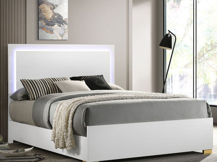 Jeremiah - LED Panel Bed With Touch Controlled Lighting