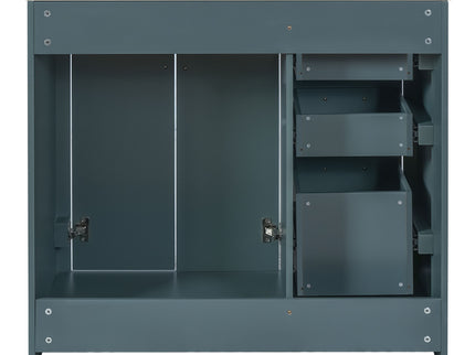 Bathroom Vanity With Sink Combo, Storage Cabinet, Freestanding Set With 3 Drawers & Soft Closing Doors