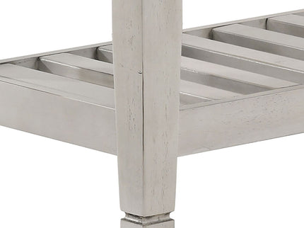Bench With Upholstery Design - Ivory
