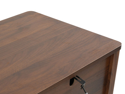 Colored Fluted Sideboard With 3 Doors And 1 Drawer