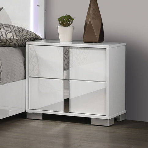 Nightstand With Vertical Handles