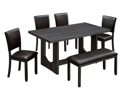 Dining Table Set, Rectangular Kitchen Table With Upholstered Chairs