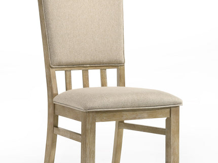 Brutus - Wide Dining Chair (Set of 2) - Reclaimed Wheat