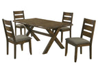 Dark Brown / 5 Pc. Table, 4 Chairs
