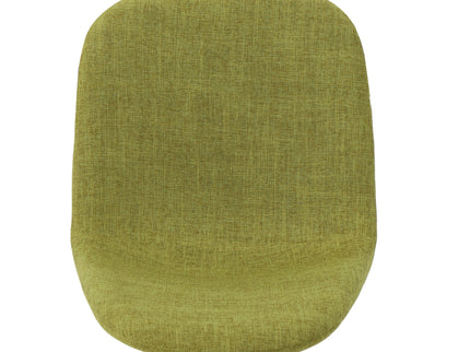 Modern Minimalist Fabric Dining Chair With Iron Legs