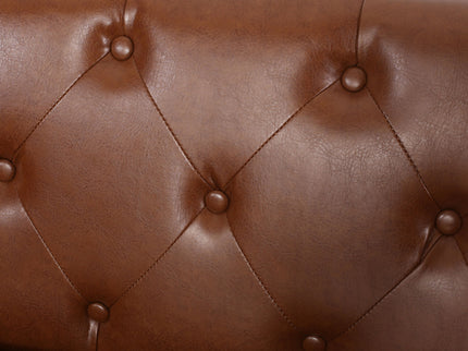 Contemporary 3 Seater Sofa With Tufted Design