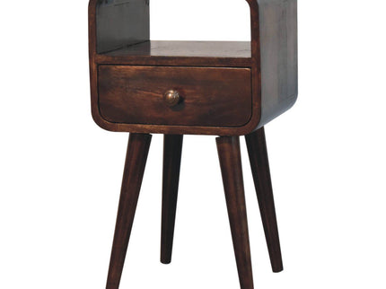 Mini Curve Open Bedside Nightstand