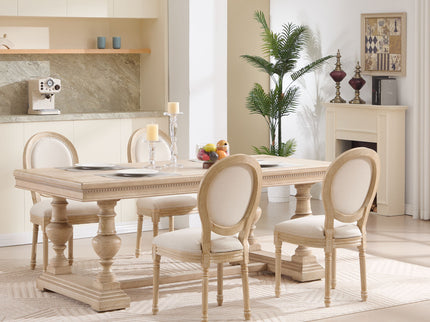 Upholstered With Round Back Dining Chairs (Set of 2)
