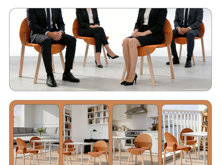 4 Piece Set Of Single Chairs With A Folding Square Table