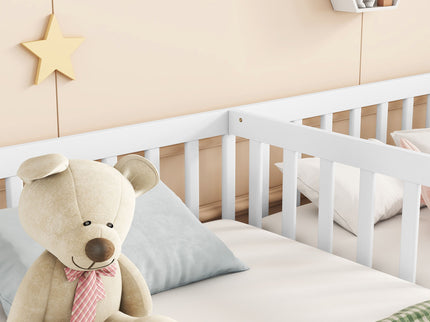 Double Floor Bed With Fence, Guardrails, Without Door