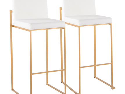 Fuji - Contemporary Design High Back Barstool