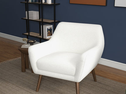 Panom - Lounge Chair - Brown / White