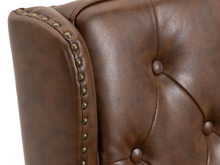 Modern Accent Armchair With Sturdy Wood Legs