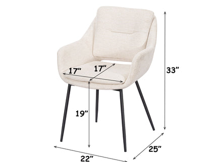 Bexley - Arm Chair (Set of 2) - Beige