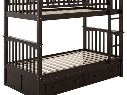 Bunk Bed With Drawers, Convertible Design