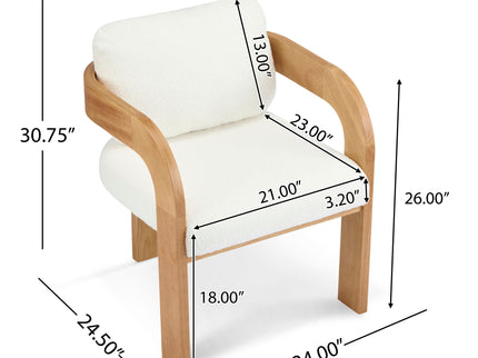 Dining Chairs With Pillow Back (Set of 2)