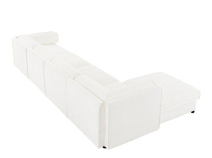 Contemporary Elegant Sofa With Storage And Ottoman
