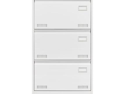 Filing Cabinet Lateral File Cabinet 3 Drawer, Locking Metal File Cabinets Three Drawer, Office Filing Cabinet With Lock Drawers For Home Office
