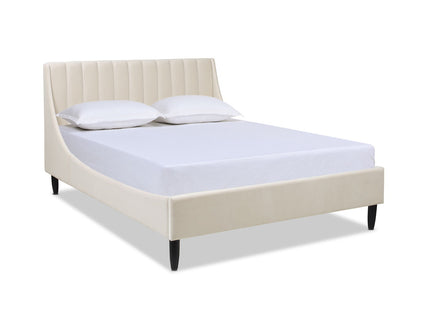Aspen - Vertical Tufted Modern Headboard Platform Bed Set