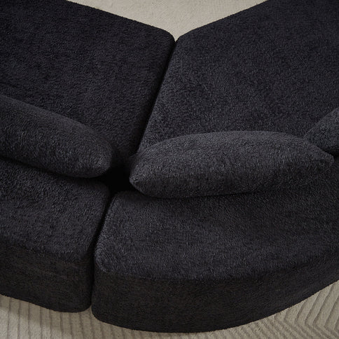 V - Shaped Modular Sofa Set With 3 Pillow