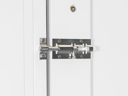 French Style Murphy Platform Bed With Shelf, Side Cabinets, Drawers And LED