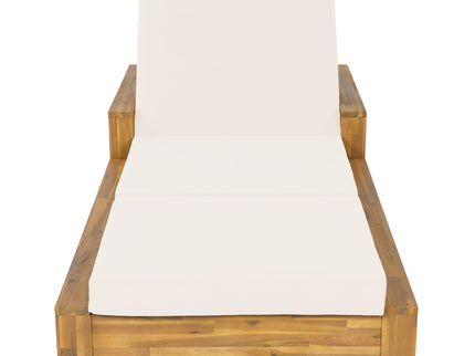 Chaise Lounge With 3 Fold Cushion Set, 3 Position Adjustable Backrest
