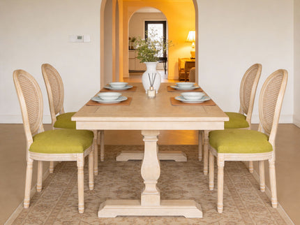 French Country Dining Chairs & Round Back (Set of 2)