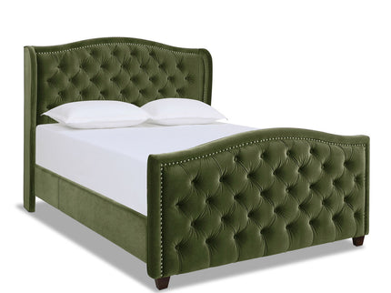 Marcella - Upholstered Shelter Headboard Bed Set