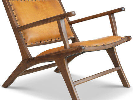Daniel - Arm Chair - Brown / Tan